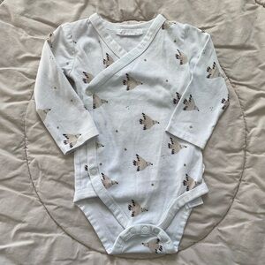 Firsts by Petit Lem Wrap Bodysuit